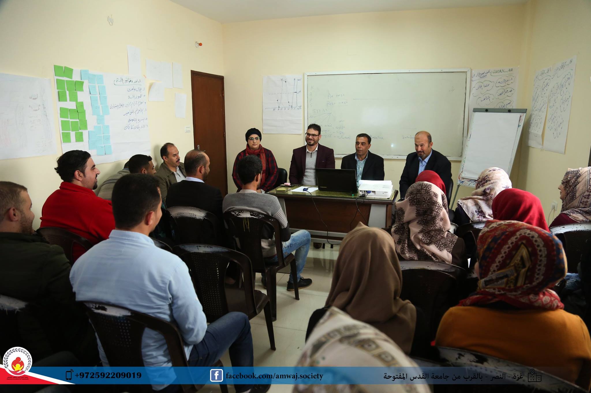 حضر مدير مكتب التشغيل مقر جمعية امواج